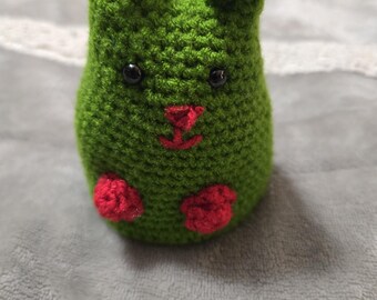 Handmade  Crocheted Little Dumpling Cat