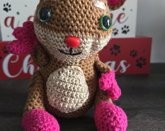 Hamstie the Handmade Crocheted Hamster