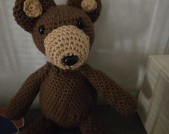 Handmade Crocheted Bear