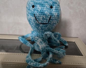 Handmade Crocheted Jellyfish Named Junior