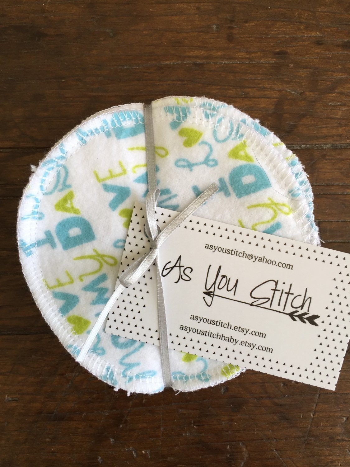 Nursing Pads 3 pairs neutral theme. Reusable cloth nursing Etsy