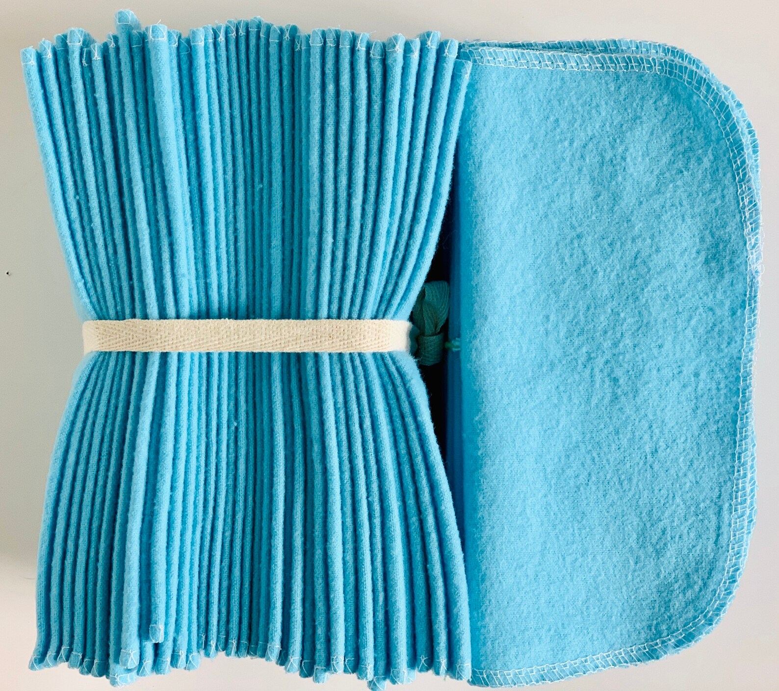 Cloth Baby Wipes Starter Kit. 8x8 Cotton Flannel. Eco Friendly Etsy