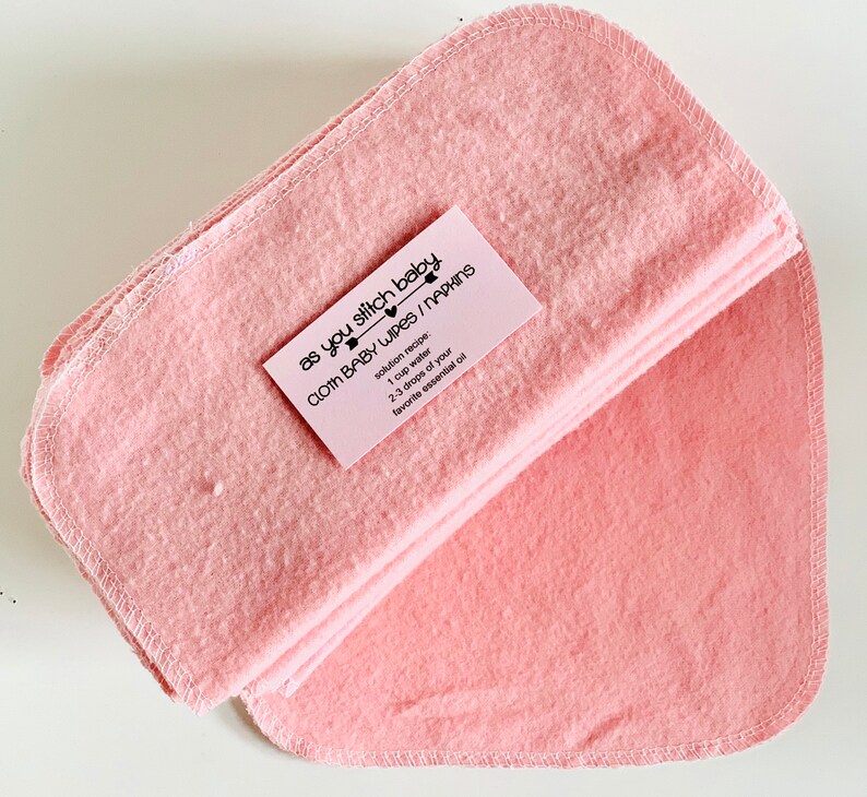 Cloth Baby Wipes Starter Kit. 8x8 cotton flannel. Eco friendly Etsy