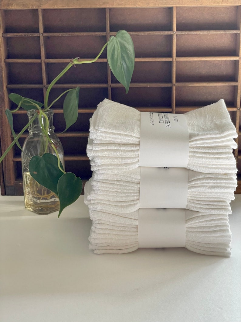 Paperless Paper Towels. Reusable Paper Towels. 100% Cotton Natural Fiber. Un-Paper Towels. Cloth Paper Towels. Paperless Towels 12x12 in. image 6