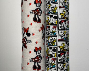 Handmade Holiday   100% Cotton Flannel Towels. Reusable Paper Towel.Un-Paper Towels.Paperless Towels 12x10. Disney Prints