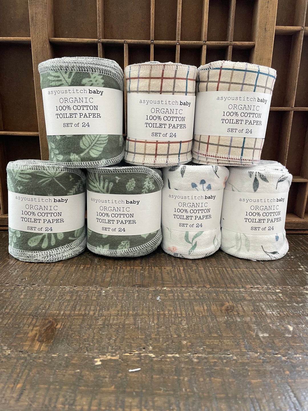 Reusable Organic Toilet Paper. Untoilet Paper. Family Cloths. Etsy