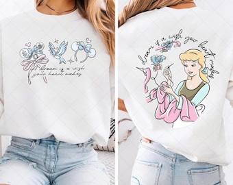 Disney Cinderella Ein Traum ist ein Wunsch, den Dein Herz macht 2-seitige png, Prinzessin PNG, Magisches Schloss Png, Magisches Königreich Png, Mauskopf Png