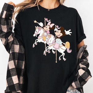 Carrossel fofo do Mickey e da Minnie em PNG, Unicórnio em aquarela da Disney em PNG, Carrossel mágico da Disney em PNG, Minnie Mouse da Disney em PNG, Presente para meninas imagem 1