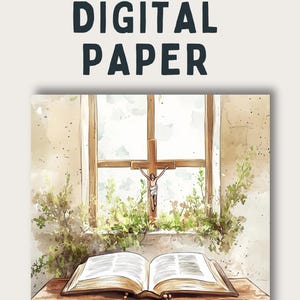 Experience the gentle beauty of faith with this 50-page Christian-themed junk journal paper set. Each 8.5 x 11" JPG is thoughtfully designed with vintage-inspired illustrations—peaceful churches, open Bibles, radiant doves, and serene countryside scenes—perfect for prayer journals, scrapbooking, and creative devotionals. Subtle watercolor textures and warm, nostalgic tones invite reflection and inspiration, making this collection a heartfelt addition to your spiritual crafting projects.