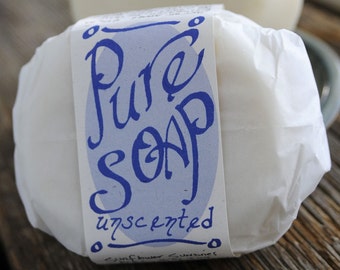 Handmade Unscented Tallow Soap | Gentle, Sensitive Skin