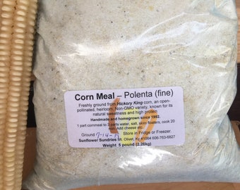 Hickory King Cornmeal – Heirloom Polenta, Gluten-Free (5 Lbs)