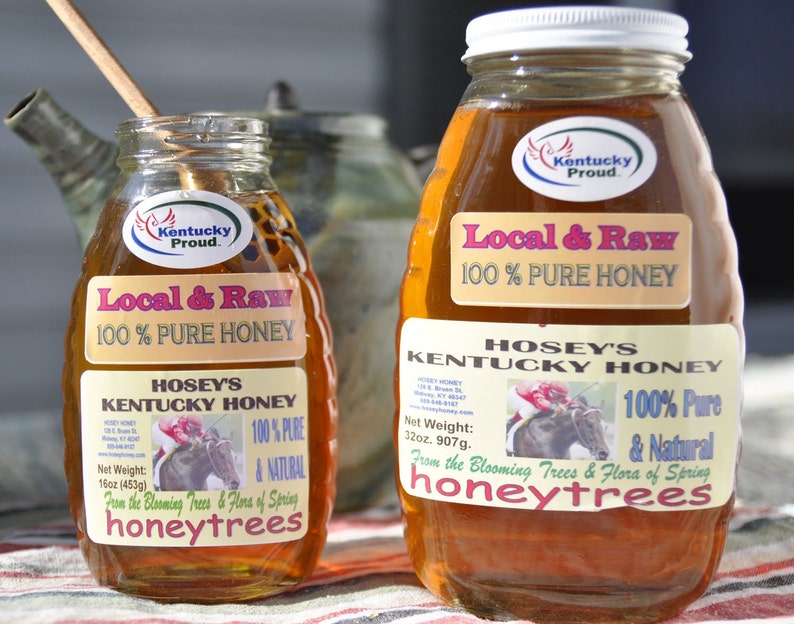 Local Raw Honey 32oz image 1