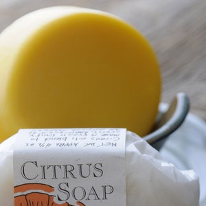 Citrus Handmade Soap image 2