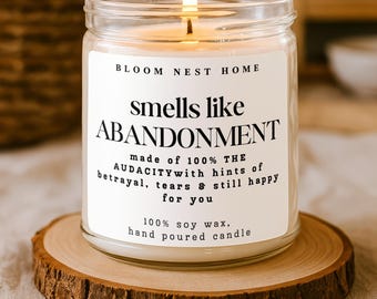 Duftet wie eine verlassene Kerze - Abschiedsgeschenk, Mitarbeiter Abschied, Arbeit Bestie, Abschied, Geschenk für Frauen Männer, Sojawachs
