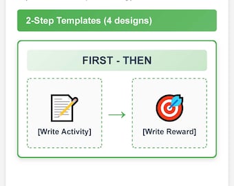 First Then Boards | Autism Visual Supports | Transition Cards | Special Education Printables | Behavior Management