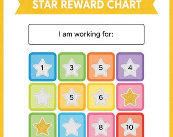 Reward Charts for Kids | Behavior Charts | Special Education | Motivation Sticker Charts