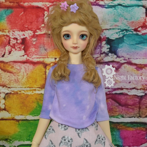 Lavender top fits SD10/13 girl BJD's