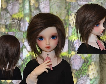 Brown Fur Wig for 9/8 and 7/8 MSD/SD BJD's
