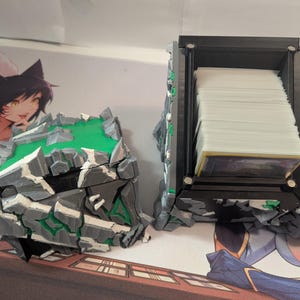 Caixa de cartas Riven! - Caixa original não oficial do TCG para Riftbound, etc. imagem 3