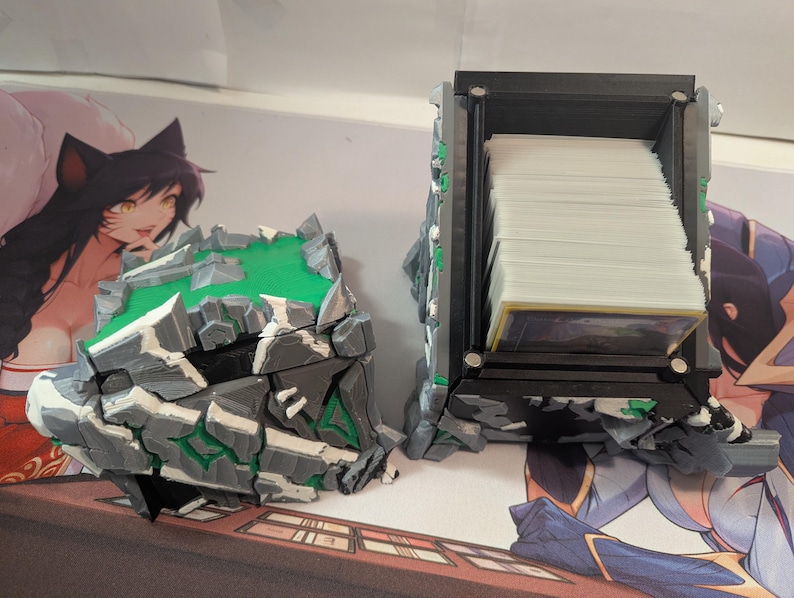 Caixa de cartas Riven! - Caixa original não oficial do TCG para Riftbound, etc. imagem 3