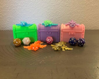 Chest with Mystery D20 and Baby Dragon