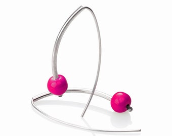 Earrings "Arch" pink