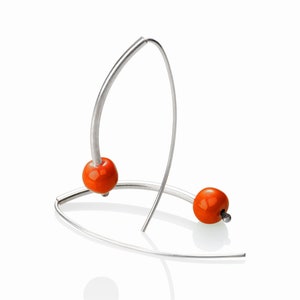 Earrings Arch, orange image 1