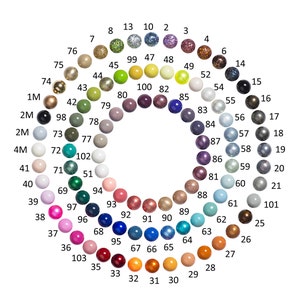 boule de 12 mm en laiton recouverte de résine coloré, existe en couleurs elle se visse sur les bijoux  personnalisables