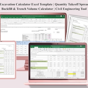 Calculating Quantities for Sanitation Works in Excel | Earthworks, Backfilling, Road Repairs | Automatic Attachment & Billing