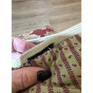 Ralph Lauren Chaps Red Annabelle Jacobean Queen Comforter & 2 Standard Shams image 3