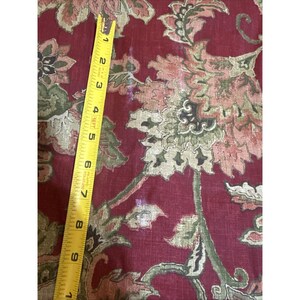 Ralph Lauren Chaps Red Annabelle Jacobean Queen Comforter & 2 Standard Shams image 5