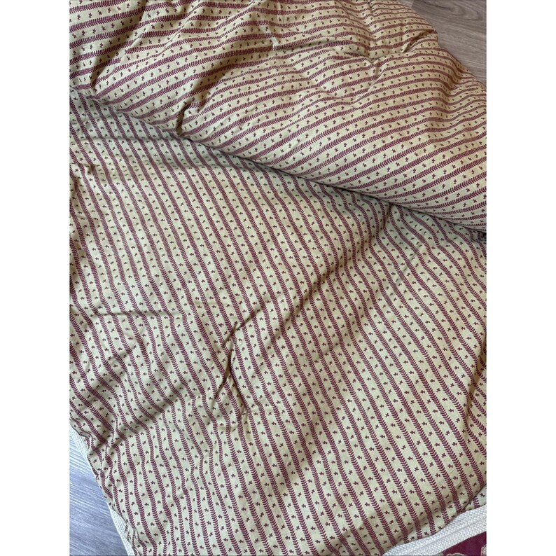 Ralph Lauren Chaps Red Annabelle Jacobean Queen Comforter & 2 Standard Shams image 4