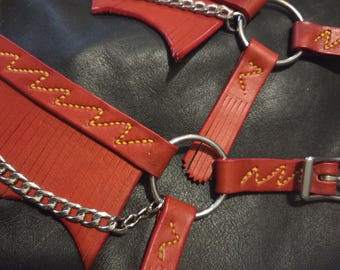 Correas de botas de cuero