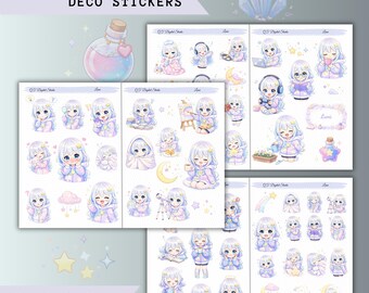 Lumi – Deco Stickers,Printable Sticker Bundle.