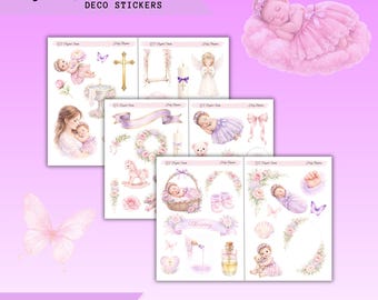 Holy Batisme – Deco Stickers,Printable Sticker Bundle