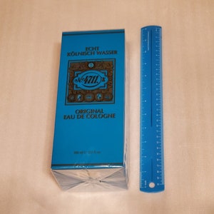 4711 eau de Cologne, 27.1 fl oz Echt Kolnisch Wasser, 1792 Carthusian Monk created original registered trademark patent 1875 Germany, UNISEX