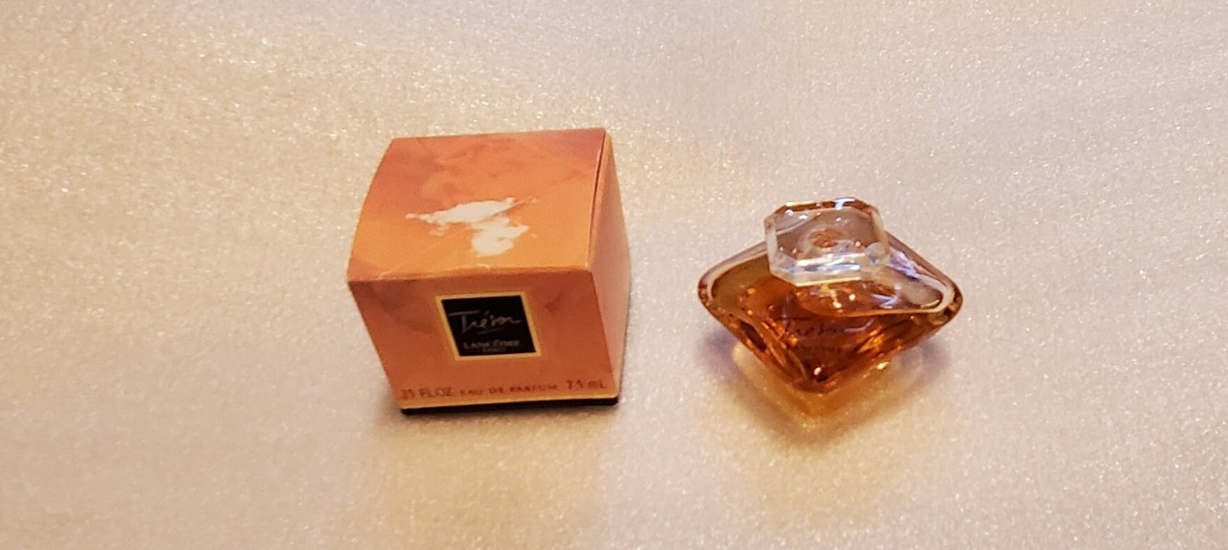 LANCOME TRESOR Mini Eau De Parfum Miniature Collectible Bottle in 