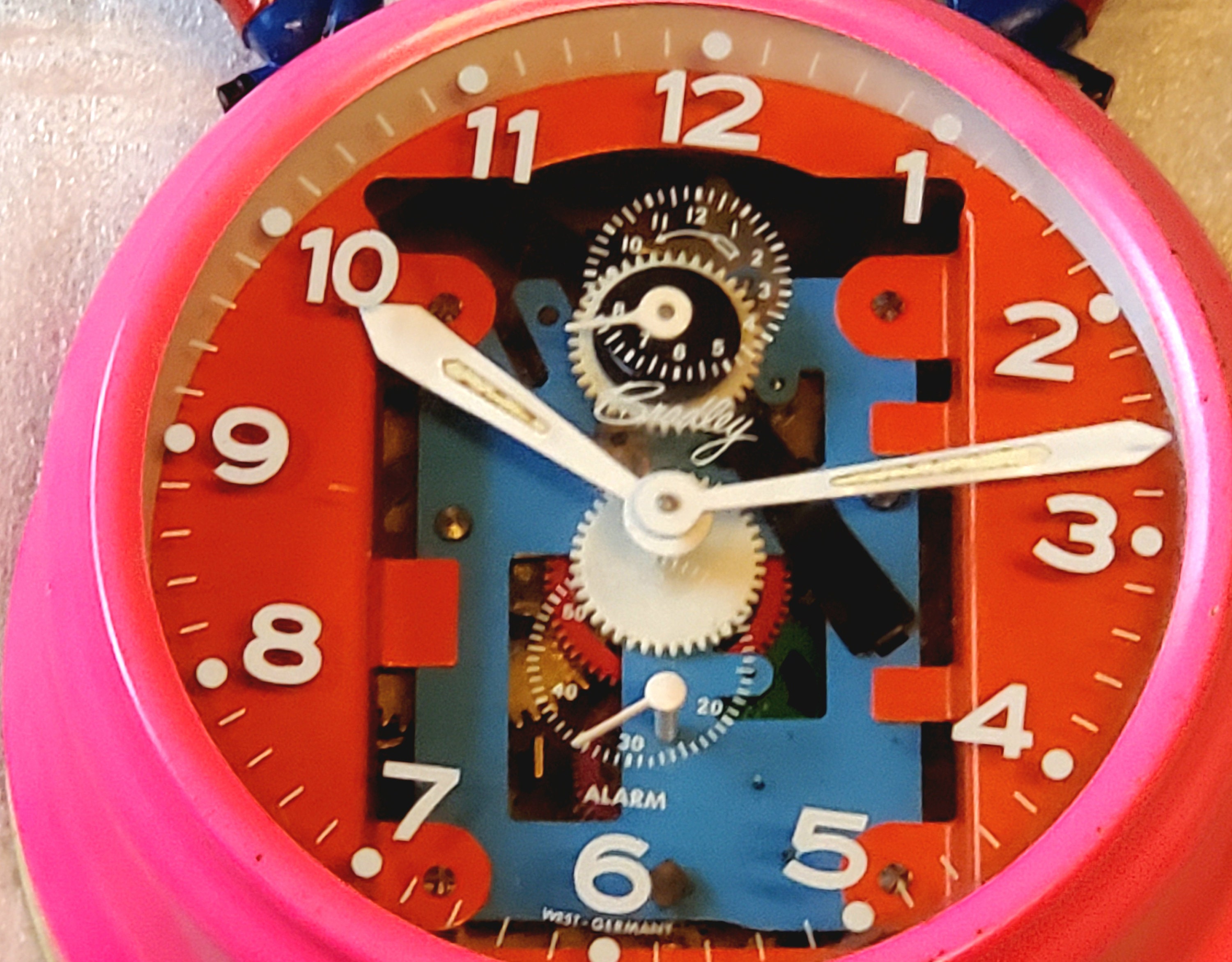 Vintage Bradley Alarm Clock Busy Boys Made in West Germany Etsy