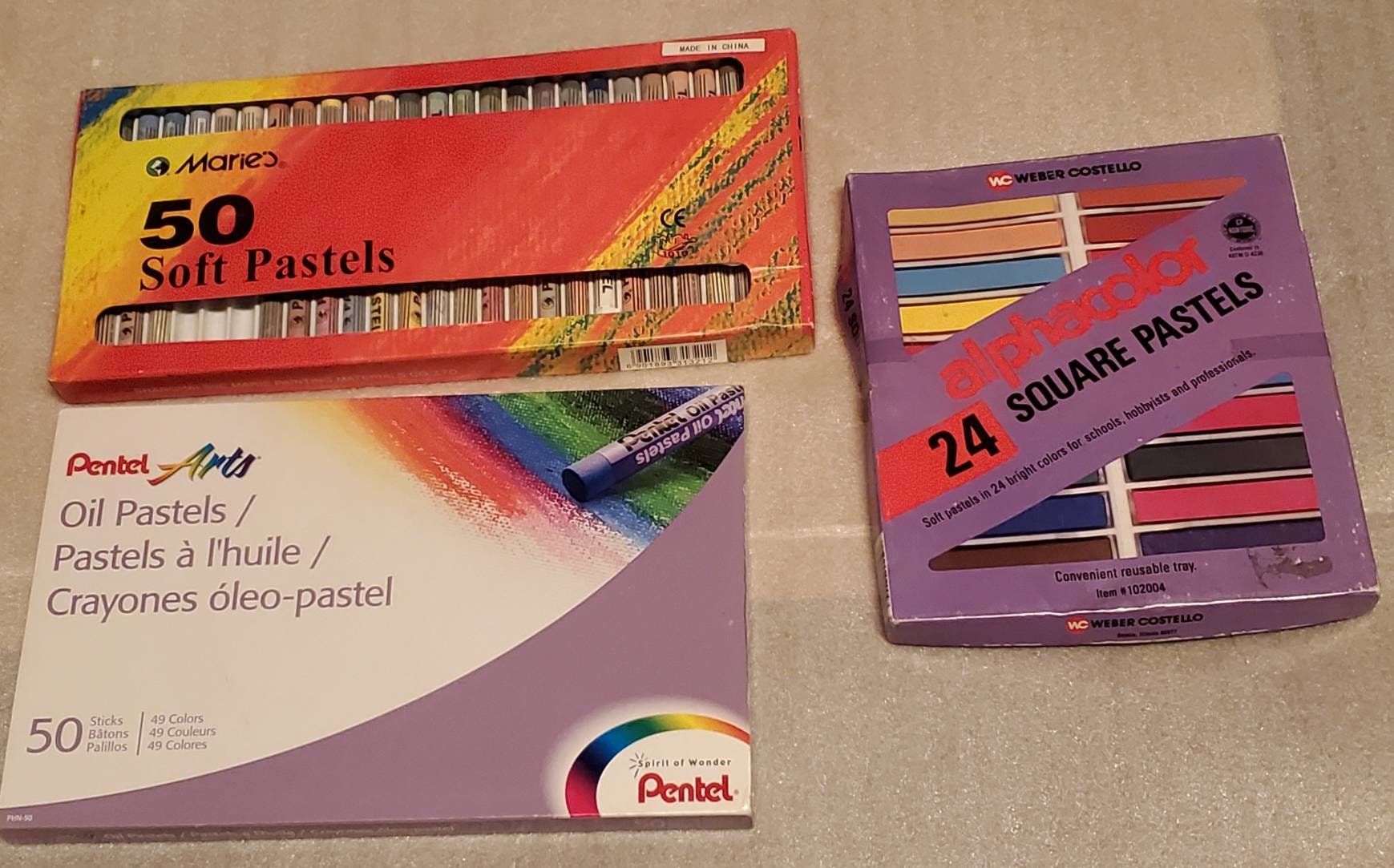 Pentel Arts Oil Pastels 16 Color Set (PHN-16)