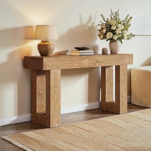 Lange consoletafel, 160 cm moderne boerderij houten bijzettafel