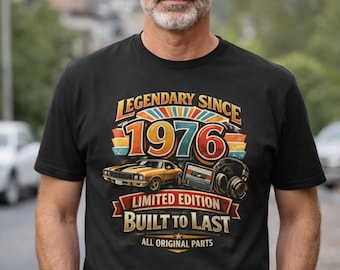 1976 Vintage T-Shirt - Legendär seit 1976 T-Shirt - Geschenk zum 50