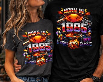 1985 Retro Graphic T-Shirt - Legendäres 80er Jahre Geburtstags-T-Shirt