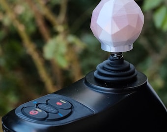 Remate geométrico esférico para joystick de silla de ruedas eléctrica – Accesorio de movilidad personalizado, funda para manillar / 2x1 con 30% de descuento: CRITTER30