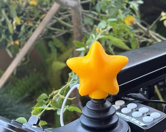 Cubierta de palanca de mando Star para silla de ruedas eléctrica: accesorio de movilidad personalizado, funda para manillar / ¡30% de descuento! - CRITTER30