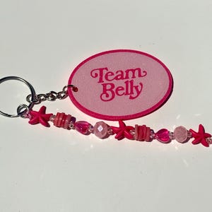 Tsitp Inspired Keychain, Team Conrad, Jeremiah, Belly, Handmade Beaded Keychain Bild 3