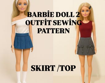 Schnell Sew Barbie 30-Minuten-Puppenkleidung|Schnell Nähen Schnittmuster|Schnell Nähen Schnittmuster/Nähanleitung/Schnellnähen Schnittmuster/Nähanleitung/Schnellnähen Schnittmuster