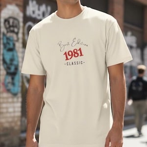 Camiseta Edição Clássica de 1981 | Camiseta Vintage