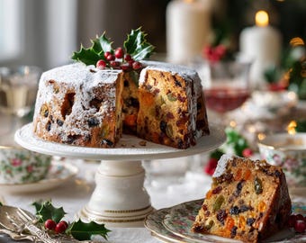 Traditional Victorian-Era Christmas Cake Recipe + Bonus file