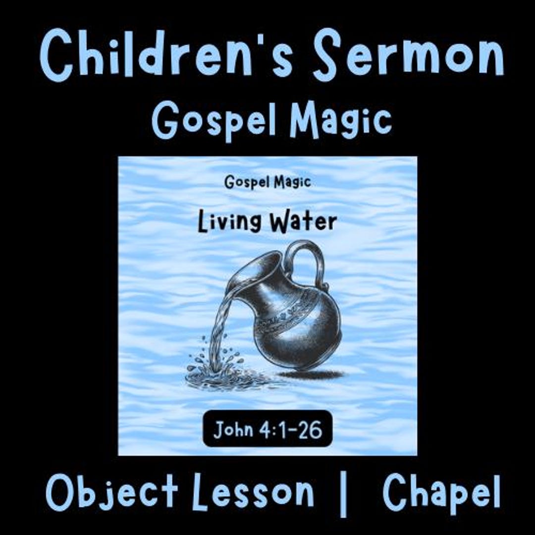 Living Water Gospel Magic - Jesus and the Samaritan Woman - Etsy