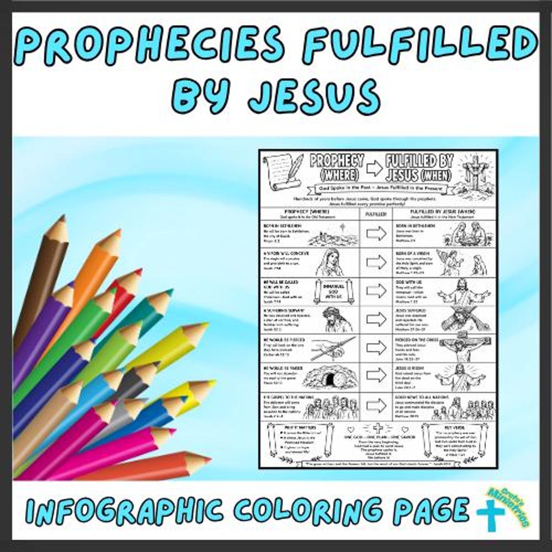 Old Testament Prophecies Fulfilled by Jesus | Infographic Teen Bible ...
